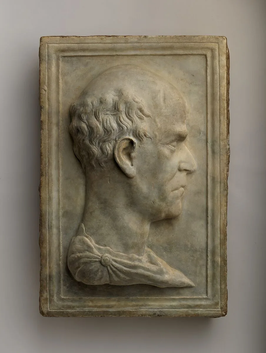 Giovanni Gioviano Pontano (1426–1503) — Adriano Fiorentino (Adriano di Giovanni de' Maestri)