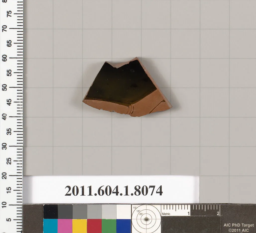Terracotta fragment of a kylix (drinking cup) — Unknown