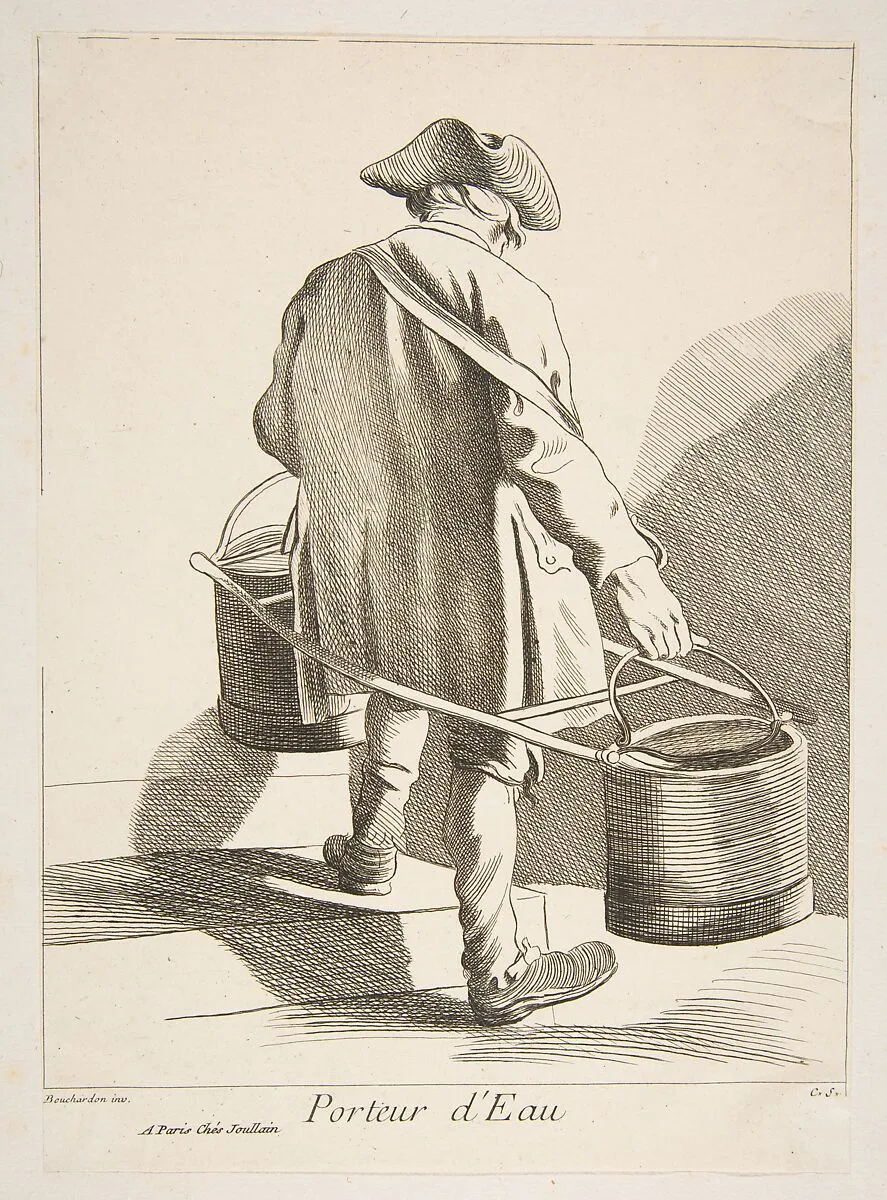 Water Carrier — Anne Claude Philippe de Tubières, comte de Caylus|Edme Bouchardon