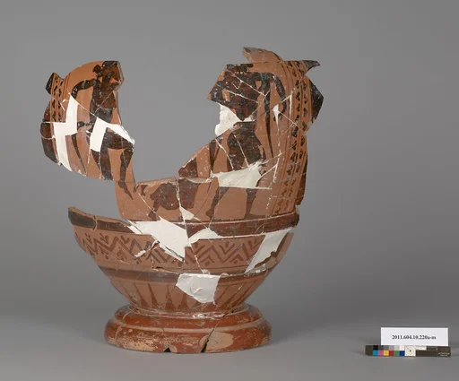 Terracotta fragments of a column-krater (deep bowl)