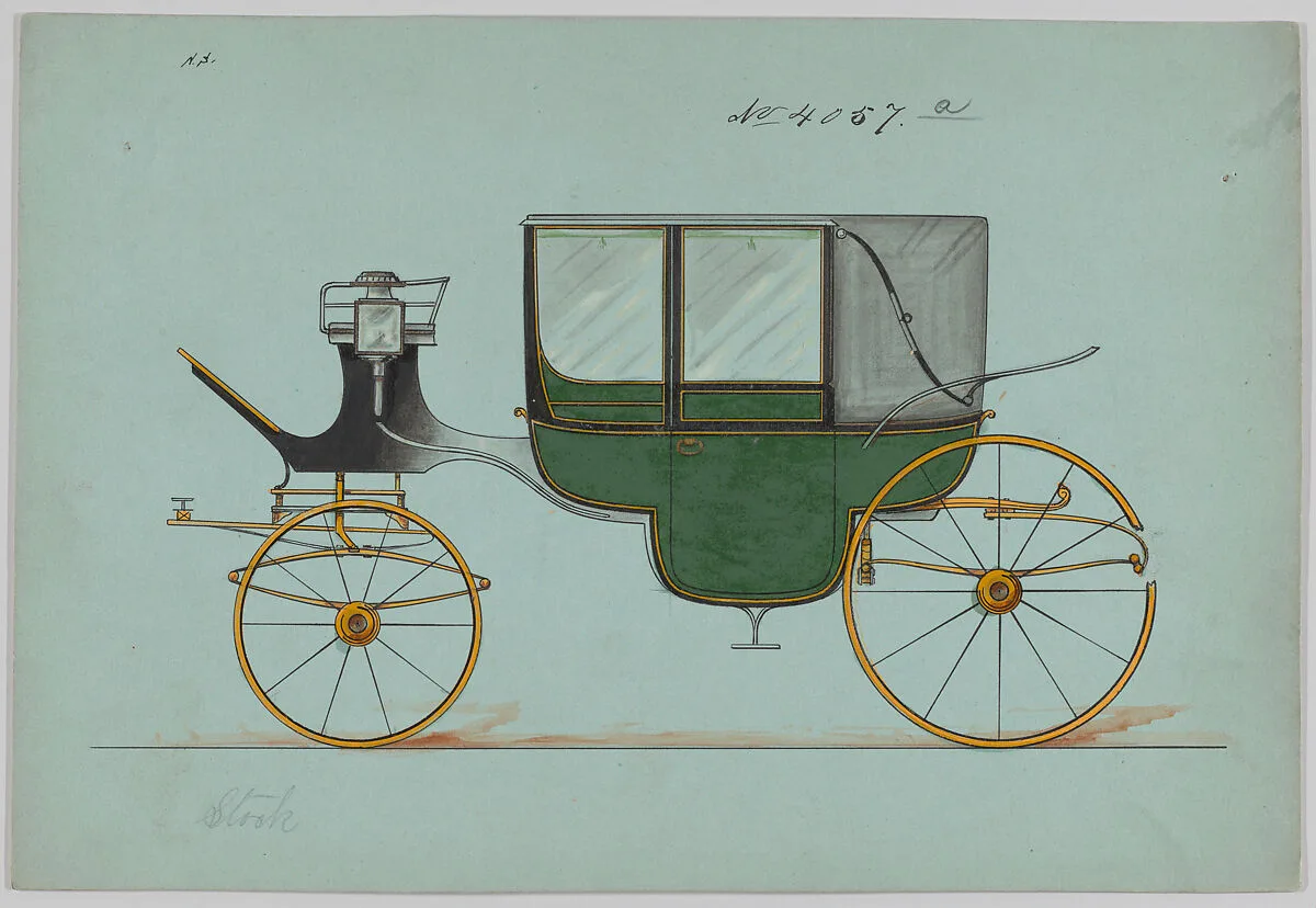 Design for Landau, No. 4057a — Brewster & Co.|Herman Stahmer