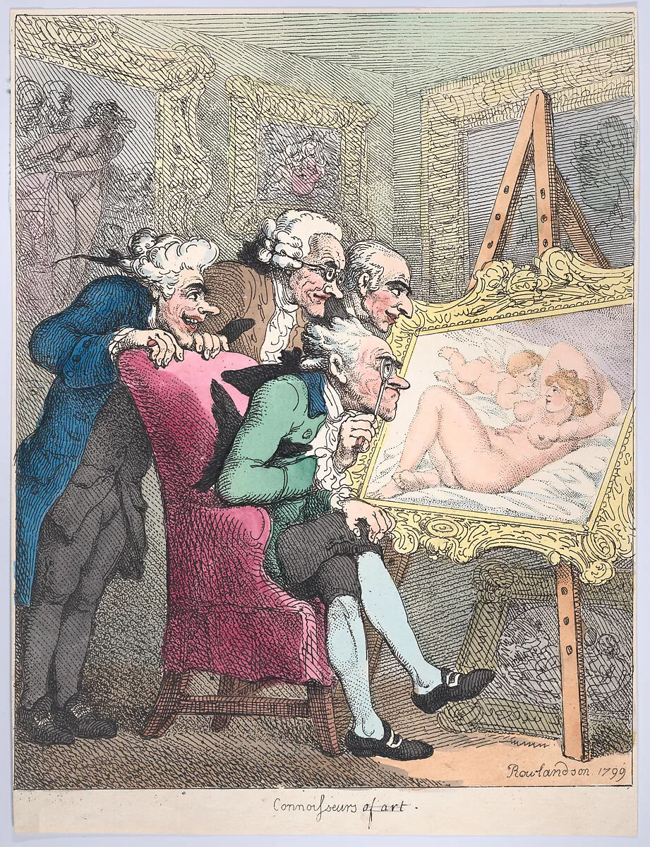Connoisseurs — S. W. Fores|Thomas Rowlandson