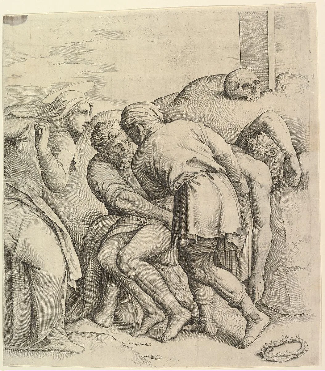 The Entombment of Christ — Battista Franco