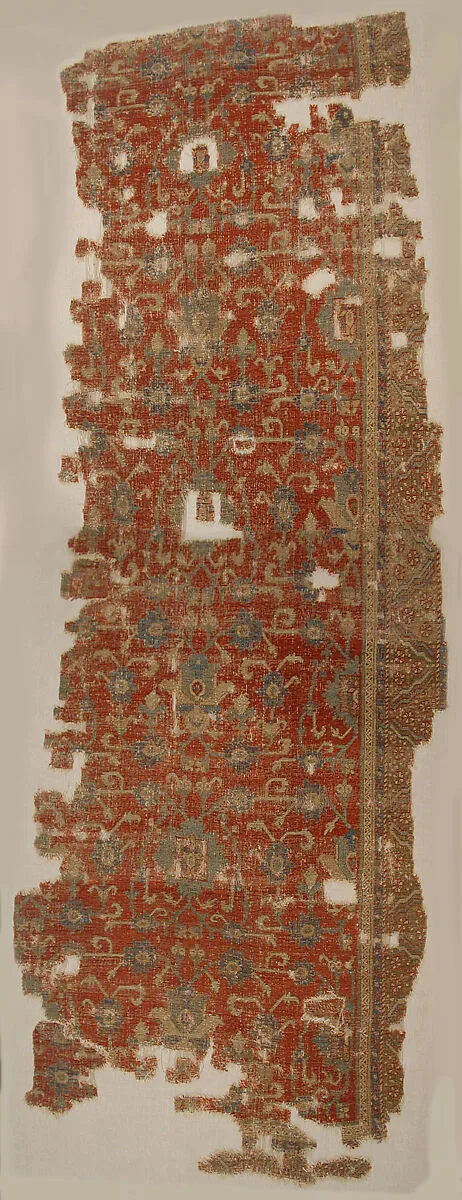 Carpet with Chintimani Border and Lotus Design — Unknown