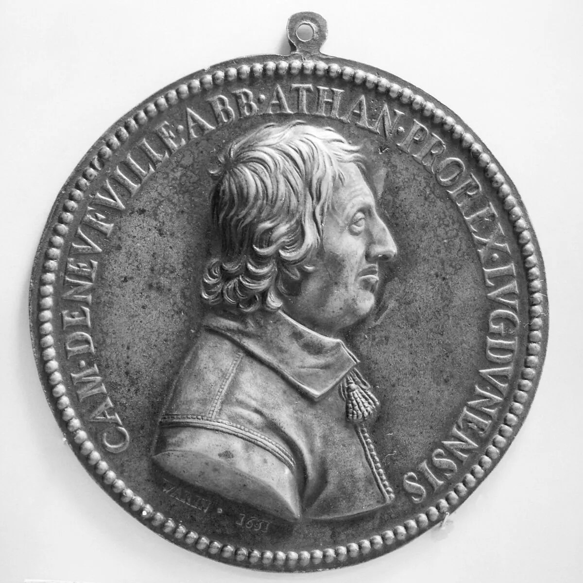 Camille de Neufville de Villeroi, abbé d'Ainai, de Saint-Athanase, lieutenant-general in the province of Lyonnais (1606–93) — Jean Varin