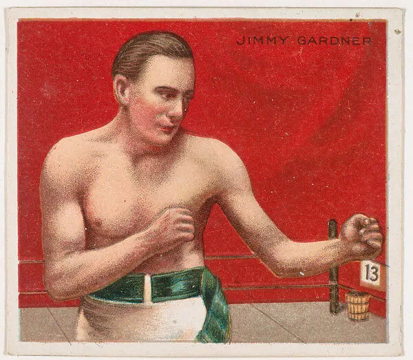 Jimmy Gardner, Boxing, from Mecca & Hassan Champion Athlete and Prize Fighter collection, 1910 — Mecca Cigarettes