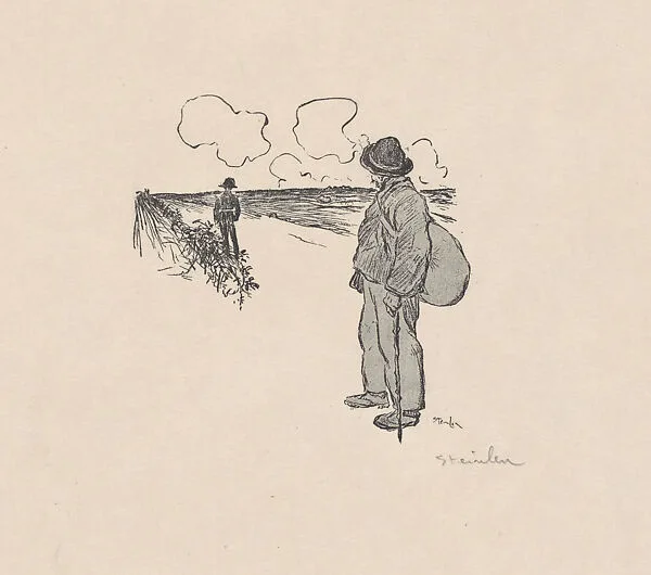 Dans la Vie (Proof for Book Illustration) — Théophile-Alexandre Steinlen