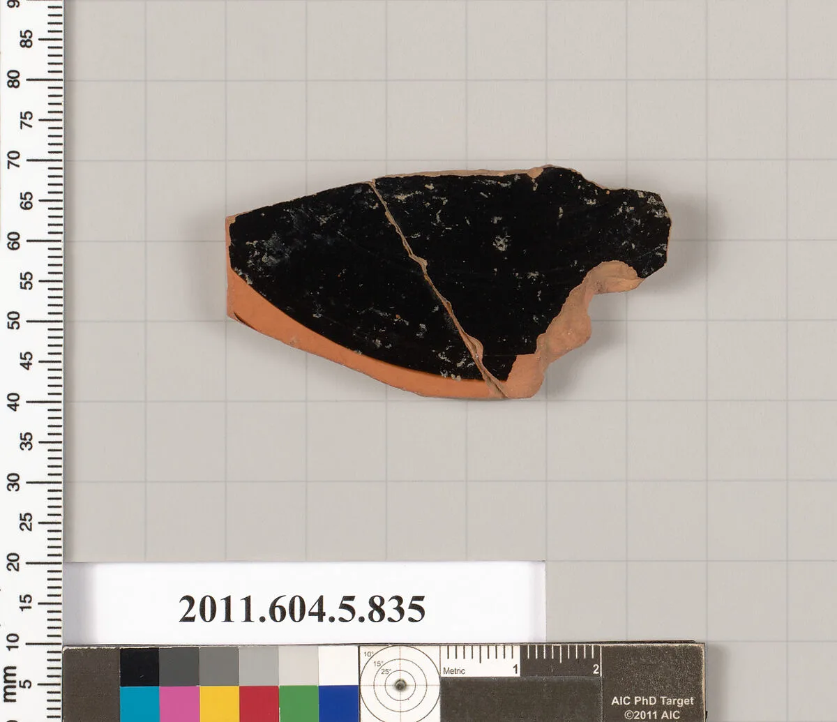 Terracotta fragment of a kylix (drinking cup) — Unknown