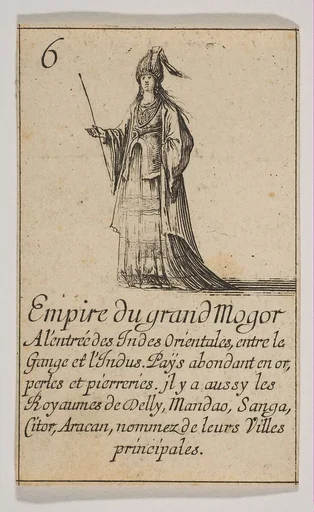Empire du grand Mogor, from "Jeu de la Géographie"