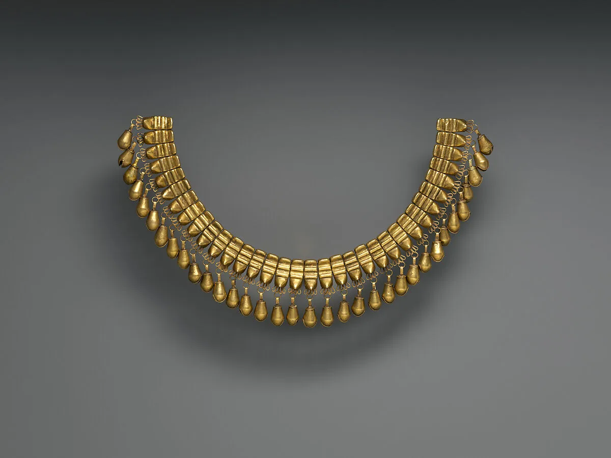 Necklace with Beads in the Shape of Jaguar Teeth — Unknown