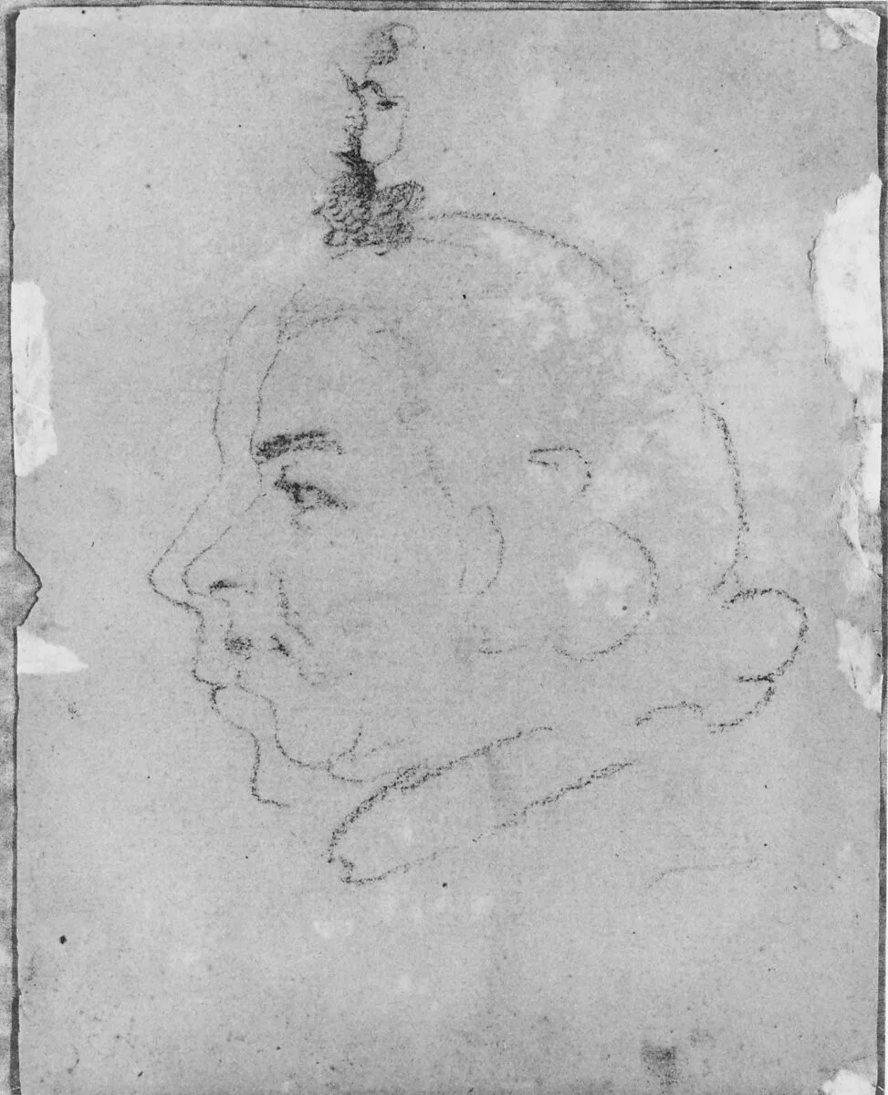 Two Profiles, Possibly of John Adams — James Sharples