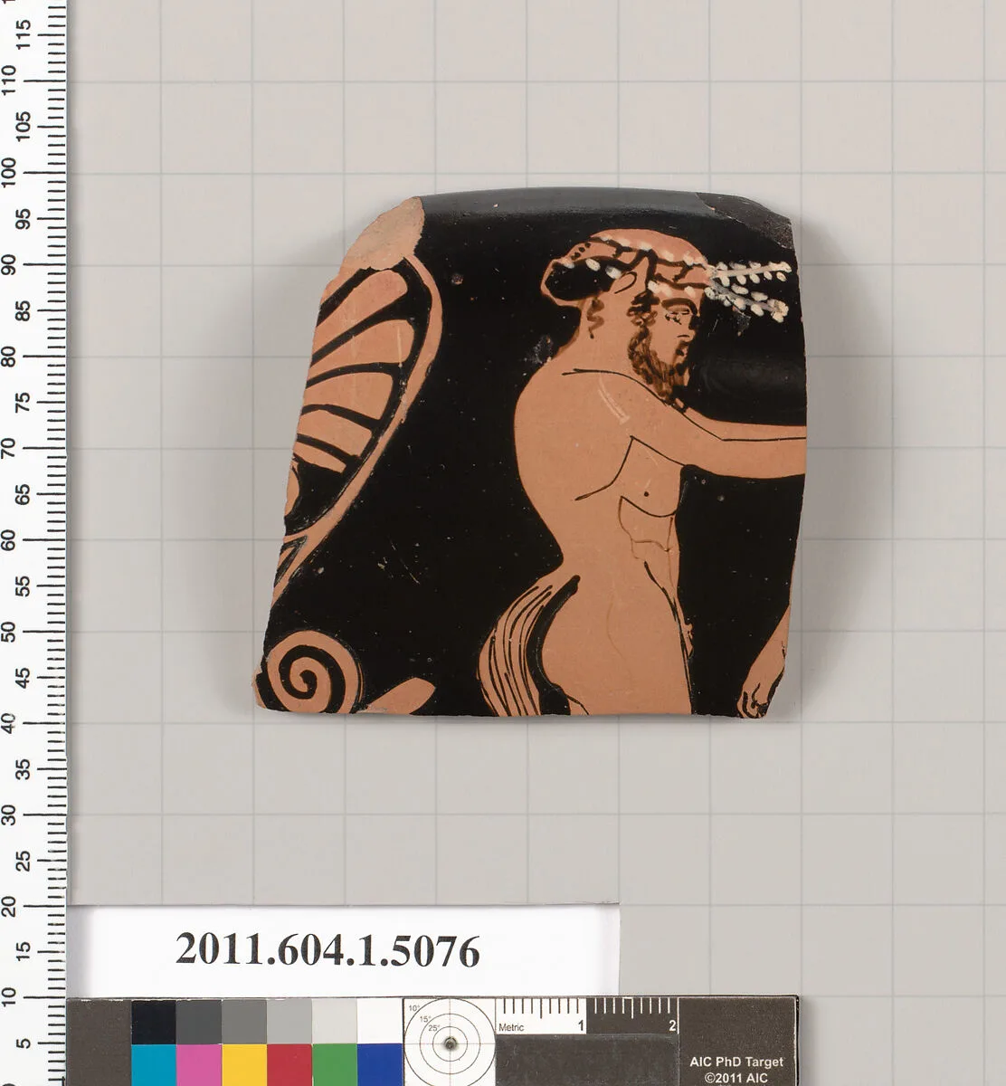 Terracotta rim fragment of a kylix (drinking cup) — Unknown