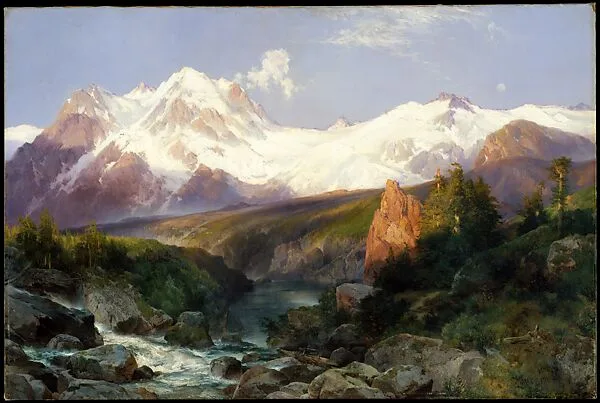 The Teton Range — Thomas Moran