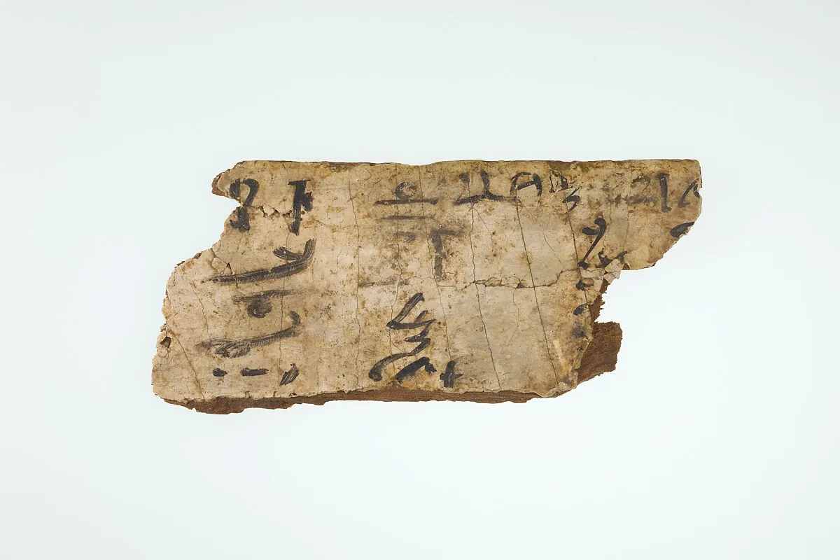 Fragments from a Scribe's Writing Board — Unknown