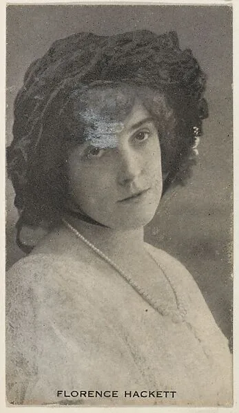 Florence Hackett, from the Black and White Movie Stars series (D1), issued by the E. H. Koester Baking Company — E. H. Koester Baking Company, Baltimore