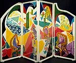"Caribbean Tea Time" Folding Screen — David Hockney|Tyler Graphics, Ltd.