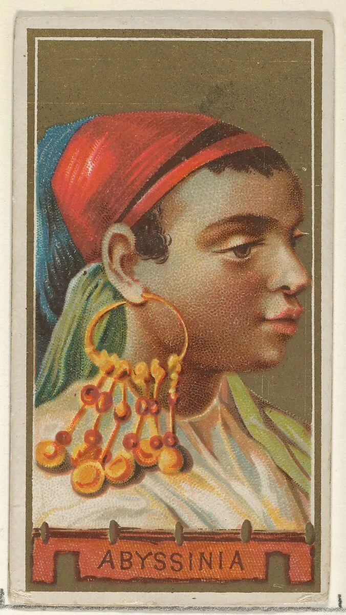 Abyssinia, from the Types of All Nations series (N24) for Allen & Ginter Cigarettes — George S. Harris & Sons|Allen & Ginter