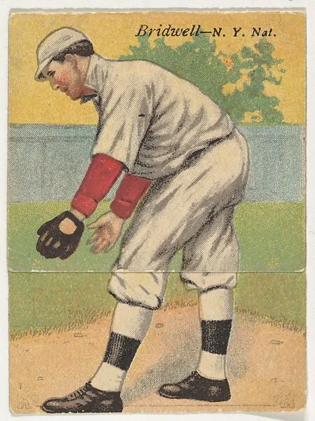 Bridwell, New York, National League, from the Mecca Double Folder series (T201) — Mecca Cigarettes