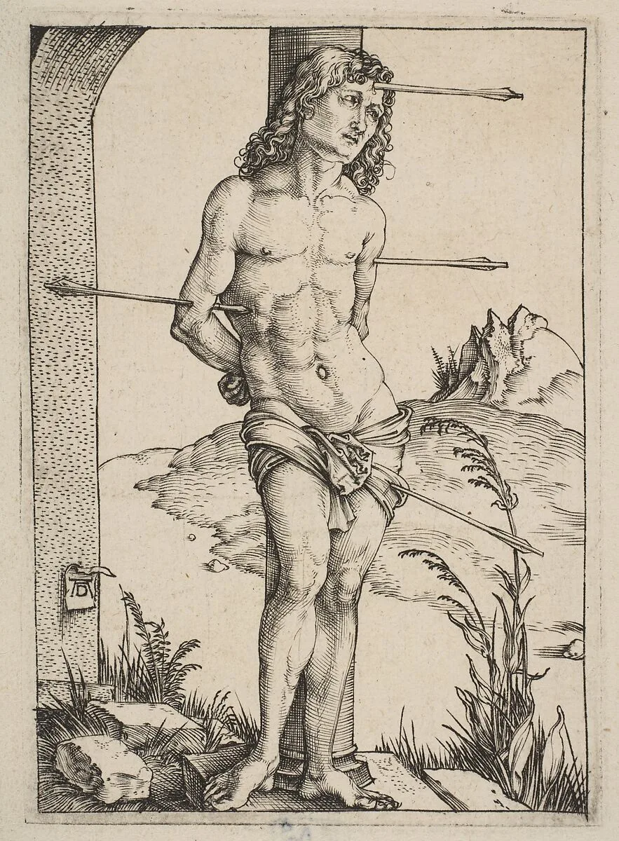 Saint Sebastian Bound to the Column — Albrecht Dürer