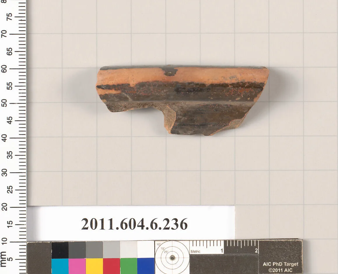 Terracotta fragment of a bowl — Unknown