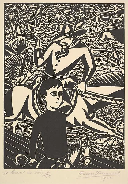 The Wooden Horse (Le Cheval de Bois) — Frans Masereel