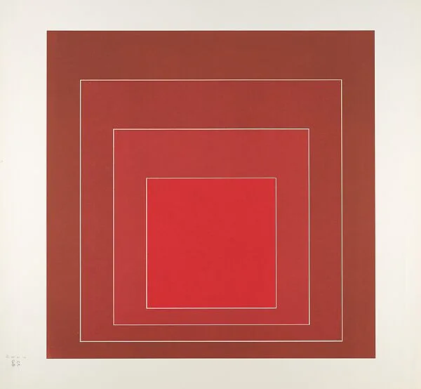 Proof for White Line Square series — Josef Albers|Gemini G.E.L.|Kenneth E. Tyler