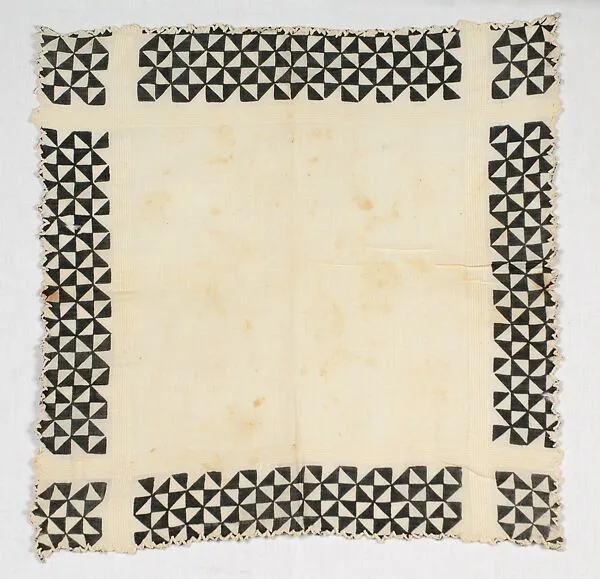 Mourning handkerchief — Unknown