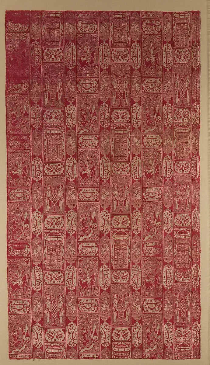 Textile Depicting a Scene from Nizama's Khamsa — Unknown
