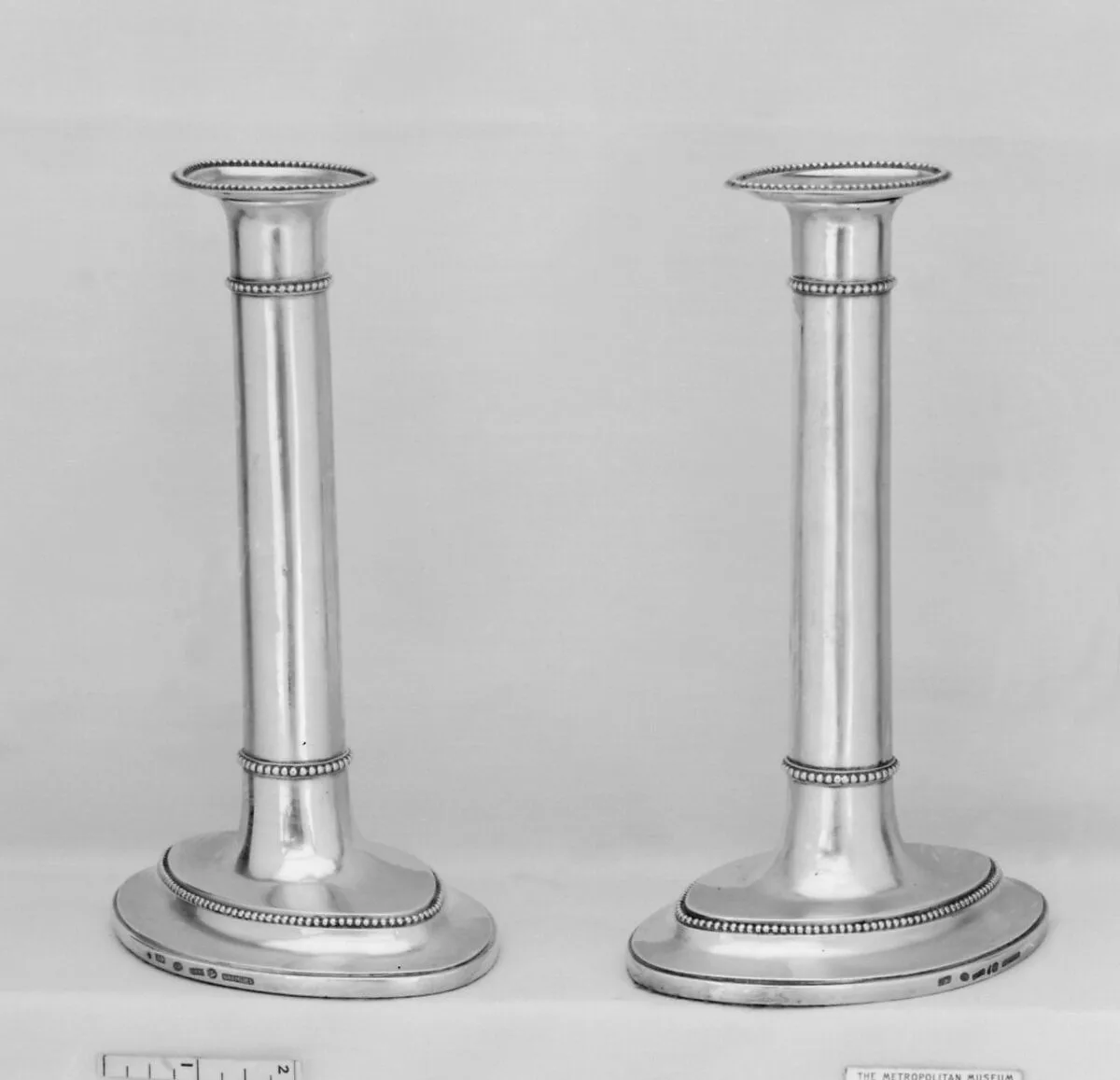 Candlesticks (one of a pair) — B. N.