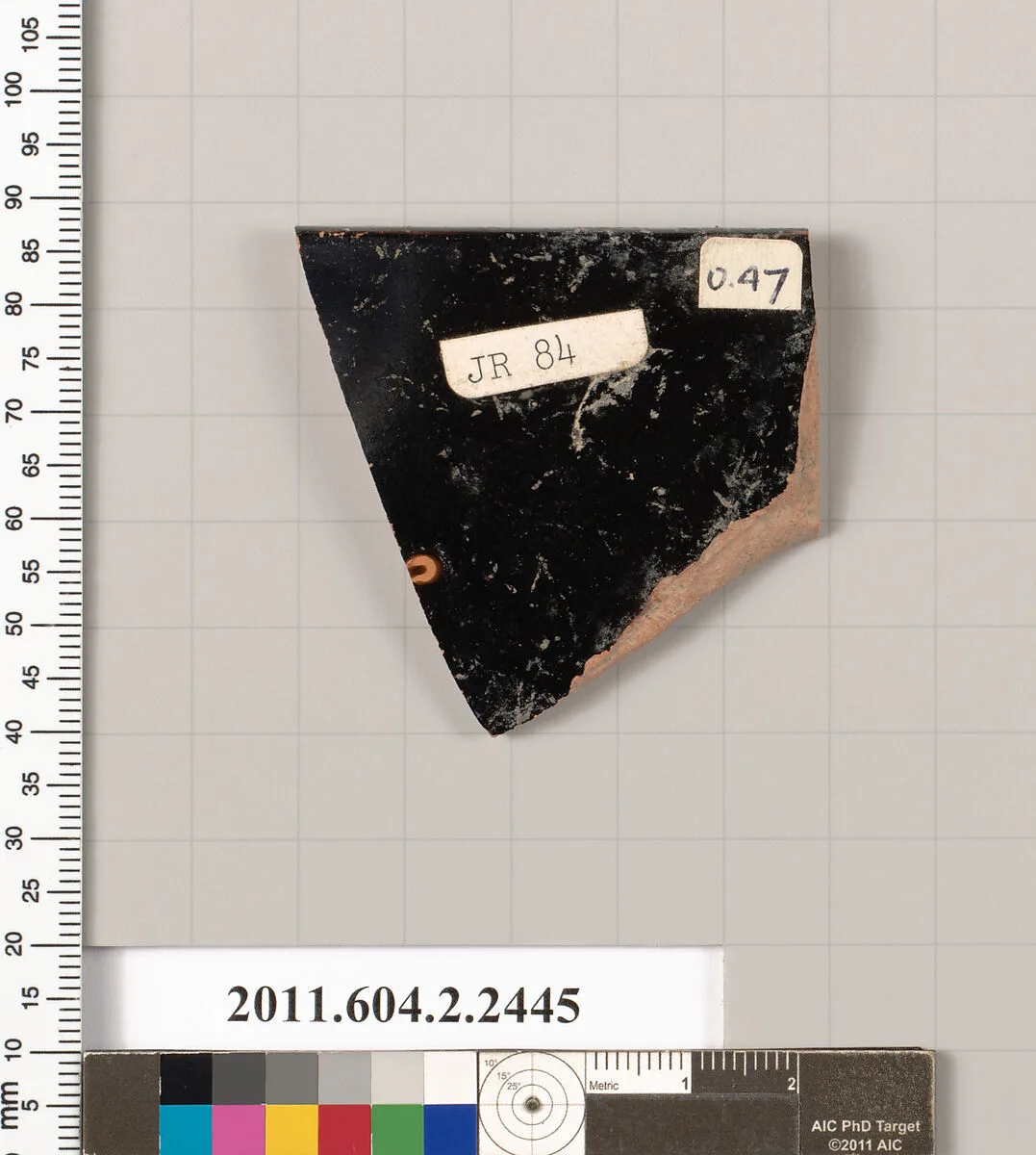 Terracotta fragment of a skyphos (deep drinking cup) — Unknown