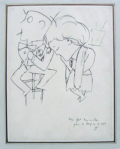 Couple at Le Boeuf sur le Toit
