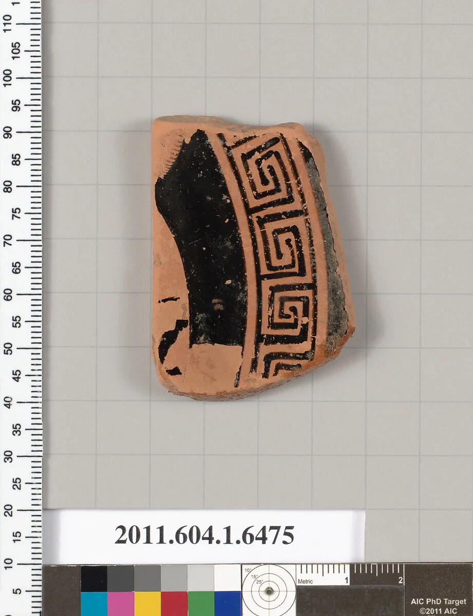 Terracotta fragment of a kylix (drinking cup) — Unknown