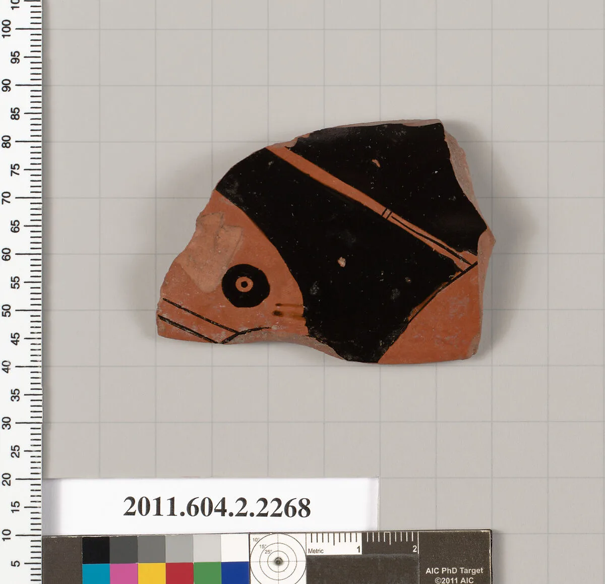 Terracotta fragment of a column-krater (bowl for mixing wine and water)? — Unknown