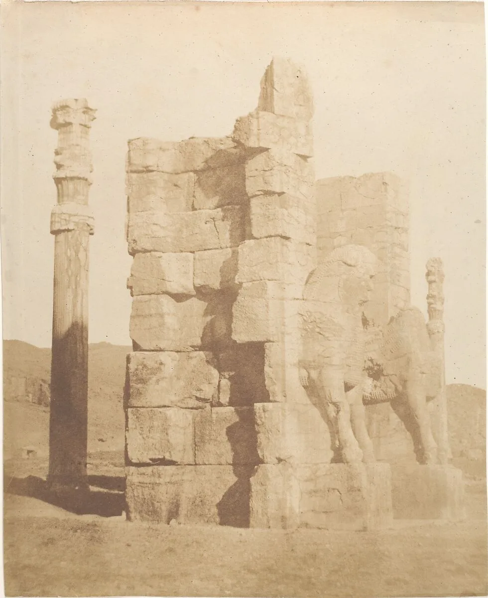 Porta d'entrata alla ruine de Persepolis — Luigi Pesce