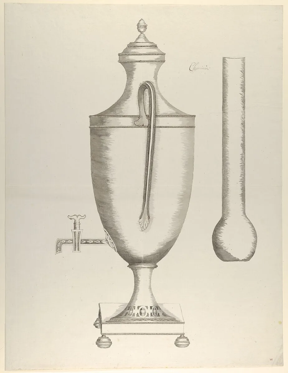 Design for a Coffee Urn — Anonymous, French, 18th century