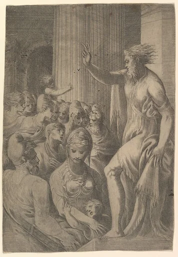 Saint Paul preaching in Athens