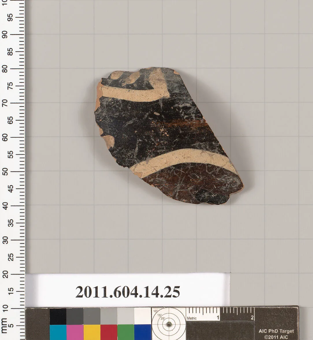 Terracotta fragment of an undetermined closed shape — Unknown