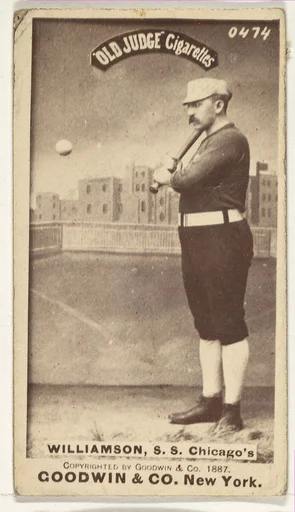 Williamson, Shortstop, Chicago, from the Old Judge series (N172) for Old Judge Cigarettes