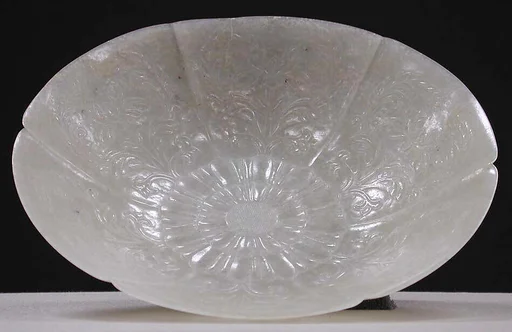莫臥兒王朝  玉花式碗|Shallow bowl in the shape of a flower