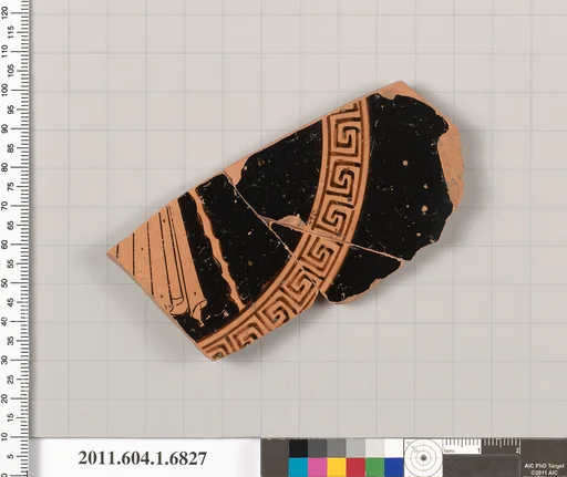 Terracotta fragment of a kylix (drinking cup)