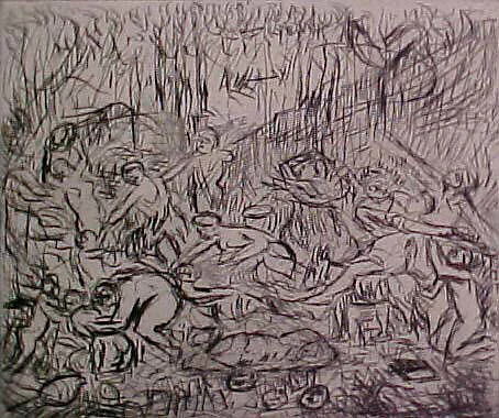 The Triumph of Pan (#2), from ¦The Poussin Project: A Series of Prints after Nicolas Poussin¦