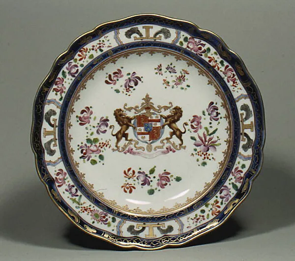 Plate — Edmé Samson