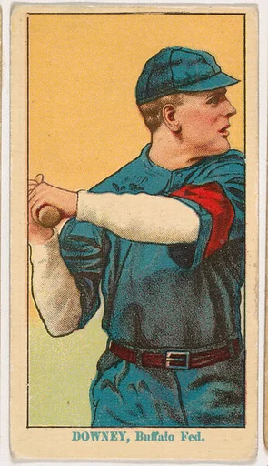 Tom Downey, Buffalo, from Coupon Cigarettes Baseball Issue, 1914-1916