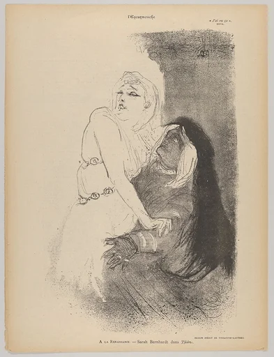 At the Théâtre de la Renaissance: Sarah Bernhardt in Phèdre