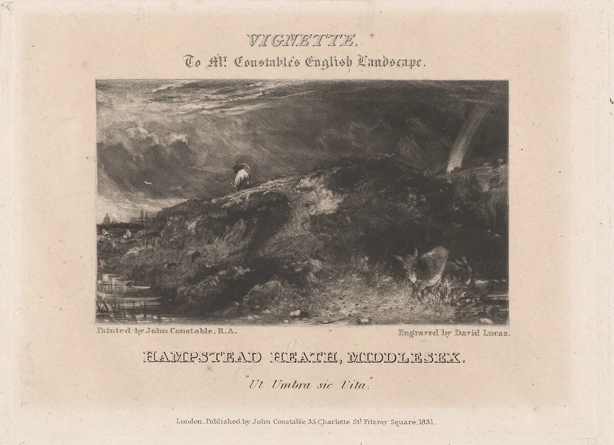 Hampstead Heath — David Lucas|John Constable