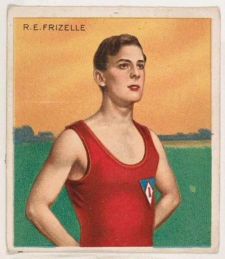 Richard Frizelle, Swimmer, from Mecca & Hassan Champion Athlete and Prize Fighter collection, 1910