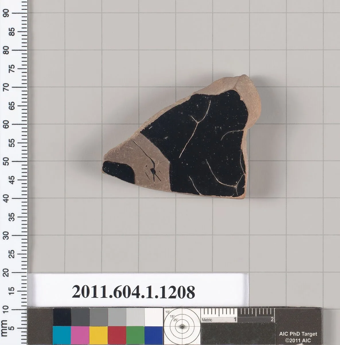 Terracotta fragment of a kylix (drinking cup) — Unknown