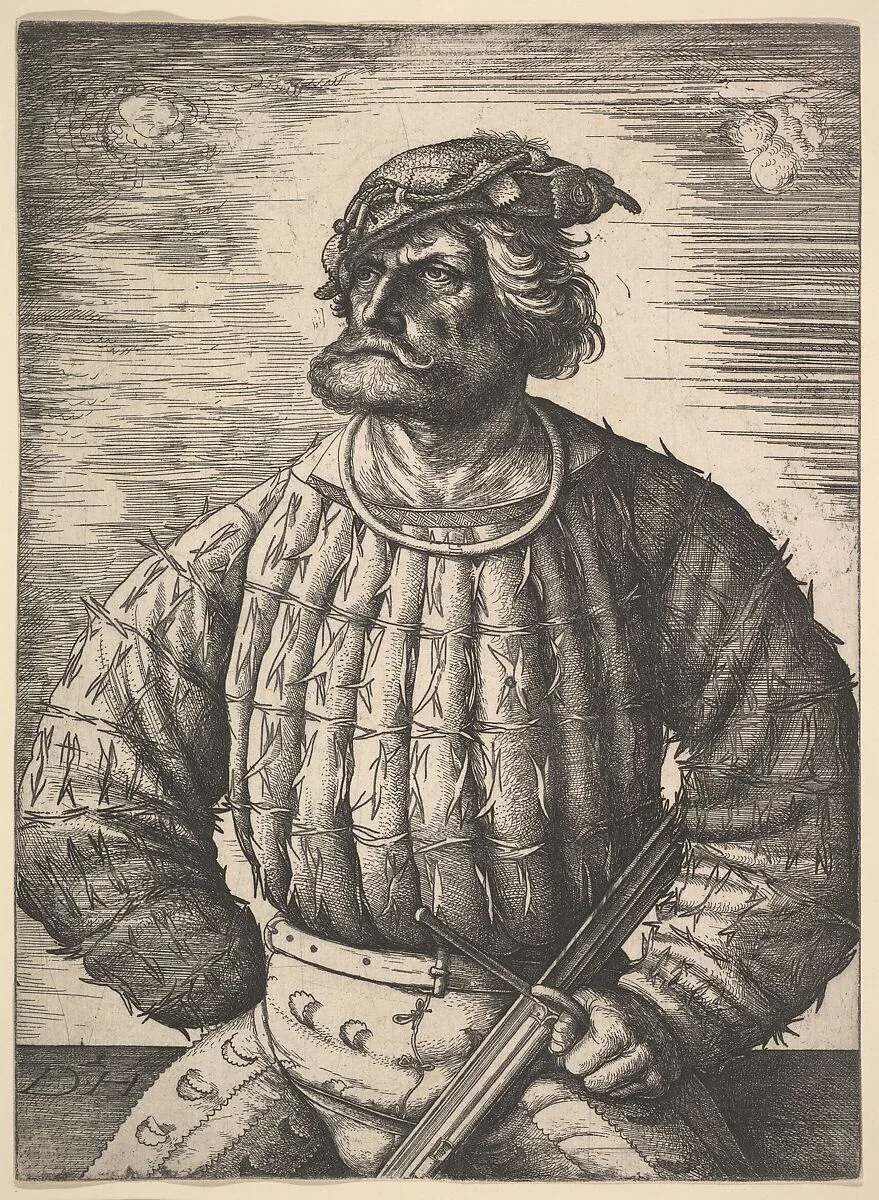 Portrait of Kunz von der Rosen — Daniel Hopfer