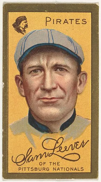 Sam Leever, Pittsburgh Pirates, National League, from the "Baseball Series" (Gold Borders) set (T205) issued by the American Tobacco Company — American Tobacco Company