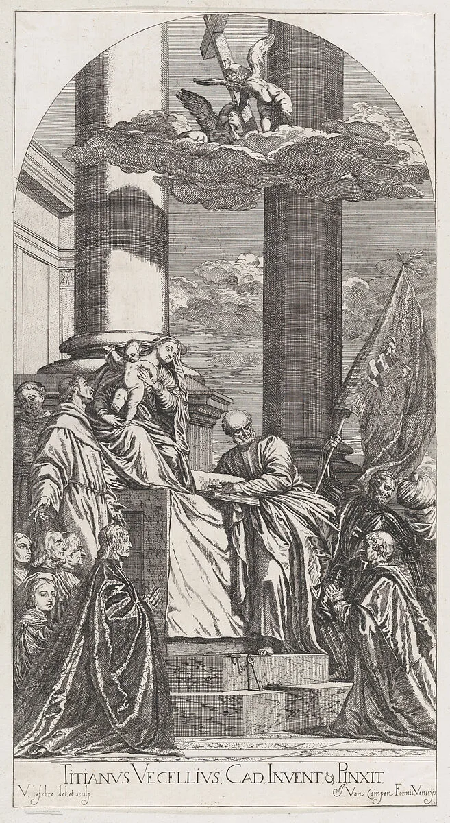 The Pesaro Madonna — Jacobus van Campen|Titian (Tiziano Vecellio)|Valentin Lefebvre